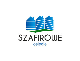 Projekt graficzny logo dla firmy online szafirowe osiedle